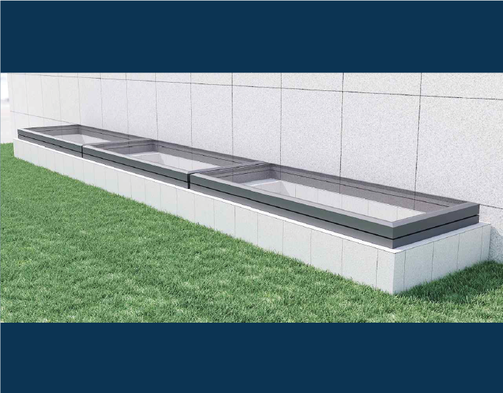 SR-R85 Insulated Aluminium Skylight Skylights Singapore