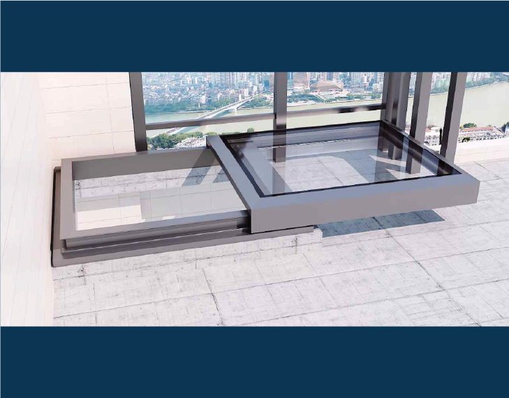 SR-S85 Trackless Small Pan Skylight Skylights Singapore