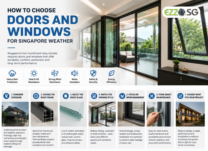 How to Choose Doors and Windows for Singapore Weather
